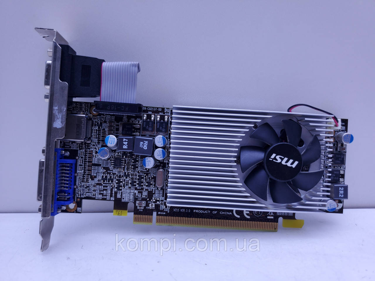 Відеокарта MSI Radeon HD 5570 1GB (1GB,GDDR3,128 Bit,HDMI,PCI-Ex,Б/у), фото 1