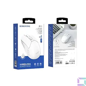 Мишка Borofone BG5 2.4G Business Бездротова (Білий), фото 3