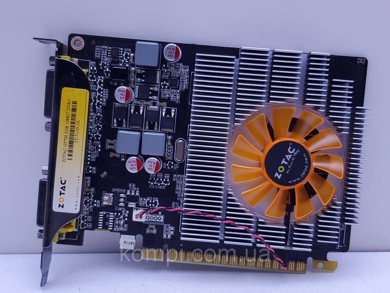 Відеокарта Zotac GeForce GT 730 2GB (GDDR3,128 Bit, HDMI, PCI-Ex, Б/у)