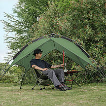 Автоматичний тримісний намет Naturehike NH21ZP008 (Dark Green), фото 4