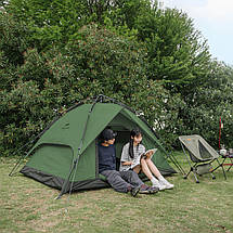Автоматичний тримісний намет Naturehike NH21ZP008 (Dark Green), фото 3