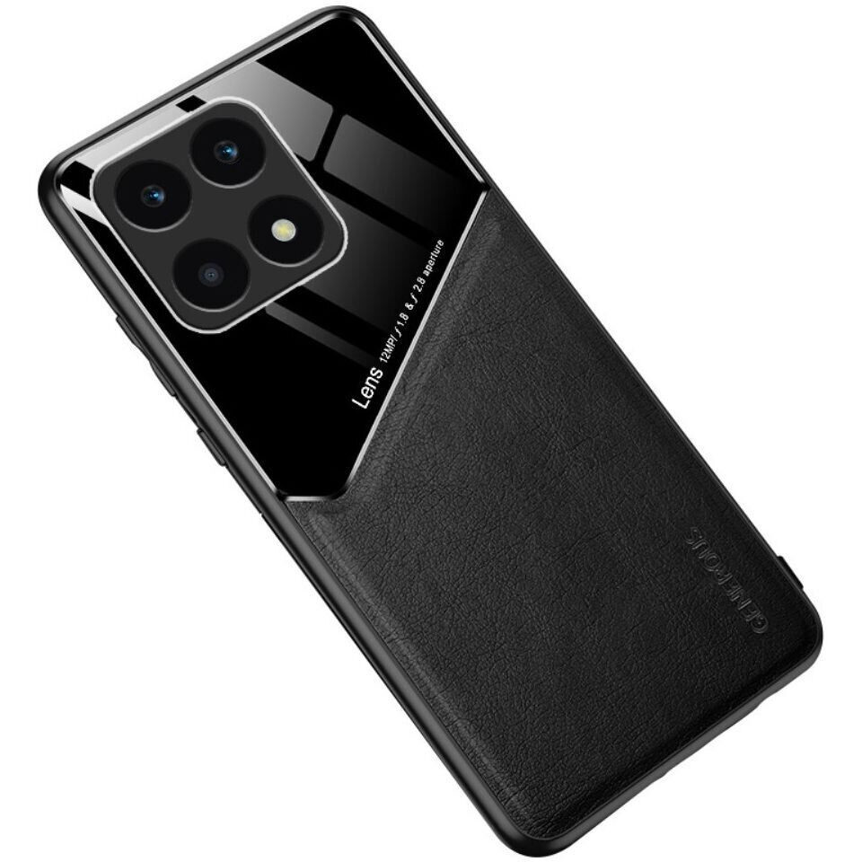 Бізнес чохол бампер GENEROUS для Xiaomi Poco F6 Pro зі скла і штучної шкіри