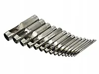 Набір пробійників пробійник 2,0-22,0 мм 15 штук VOREL-76700