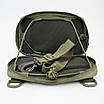 Підсумок-чохол тактичний для планшета 8,5 дюймів Olive OXFORD 600D MOLLE, фото 2