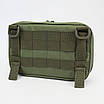 Підсумок-чохол тактичний для планшета 8,5 дюймів Olive OXFORD 600D MOLLE, фото 4