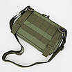 Підсумок-чохол тактичний для планшета 8,5 дюймів Olive OXFORD 600D MOLLE, фото 6