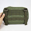 Підсумок-чохол тактичний для планшета 8,5 дюймів Olive OXFORD 600D MOLLE, фото 9