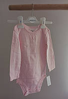 Трикотажний боді з довгим рукавом для дівчинки