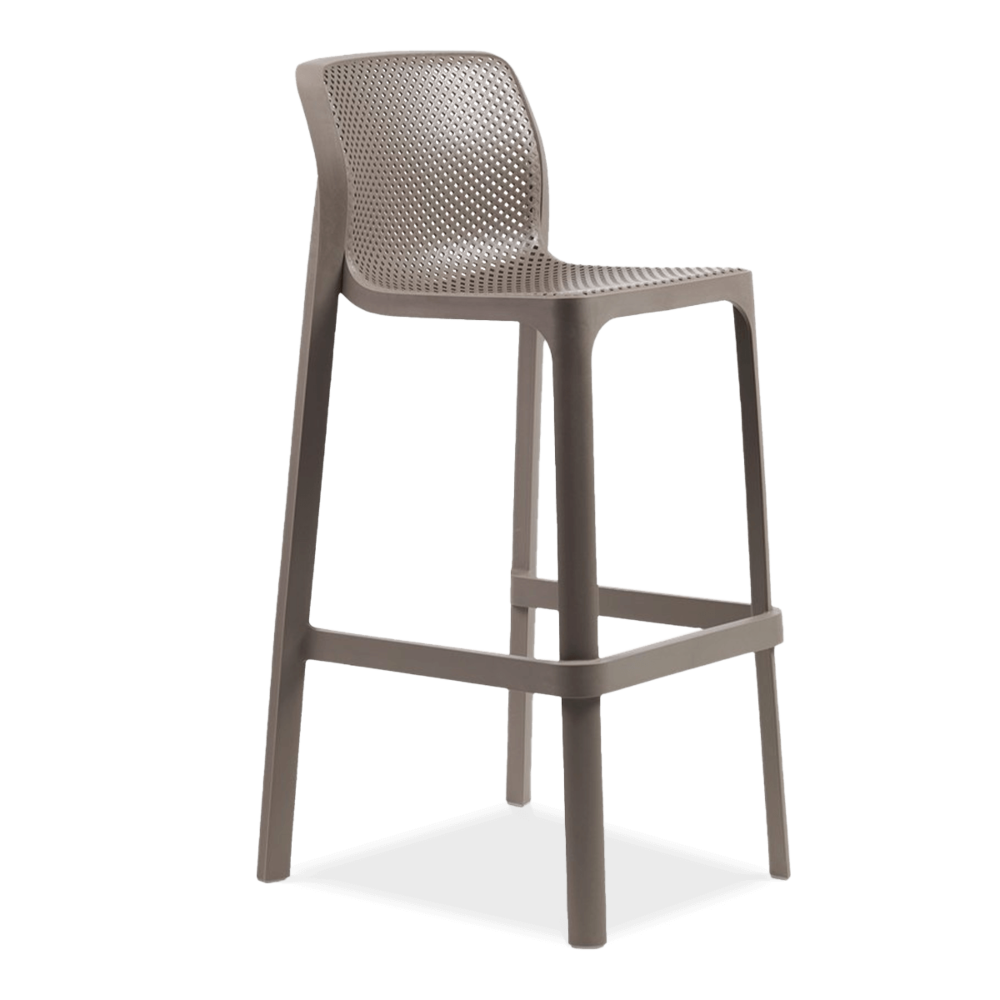 Барний табурет для тераси Nardi Net Stool бежевий