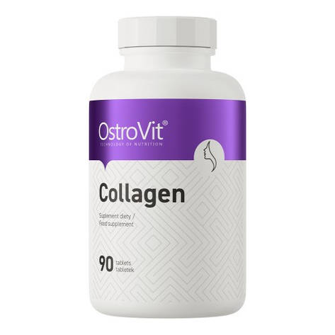 Суглоби Колаген OstroVit Collagen 90 таб 1000 мг Польщаа, фото 1