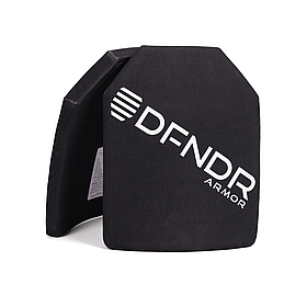 Керамічні бронепластини DFNDR ARMOR (E-lVSA04) Large, 10,2"х13,5" (26,5х33,5 см) NIJ IV (ДСТУ 6)