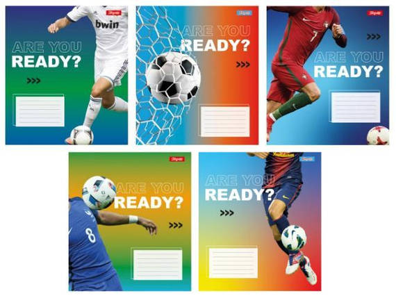 Зошит 36 аркушів лінія "1 Вересня" / Football. Are you ready, фото 1