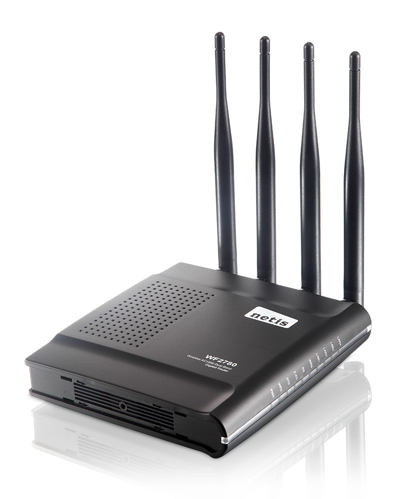 Маршрутизатор Netis WF2780 AC1200 4xGE LAN 1xGE WAN MESH