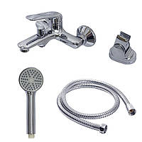 Змішувач для ванни Globus Lux Koln GLK-0102N латунь душовий комплект