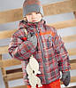 Зимовий термокостюм для хлопчика 6-7 років р. 122-128 (куртка, штани) ТМ Perlim Pinpin Клітина VH238B, фото 3