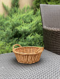 Корзина хлібниця d 22 см з лози. Арт:0074, фото 3