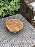 Корзина хлібниця d 22 см з лози. Арт:0074, фото 6