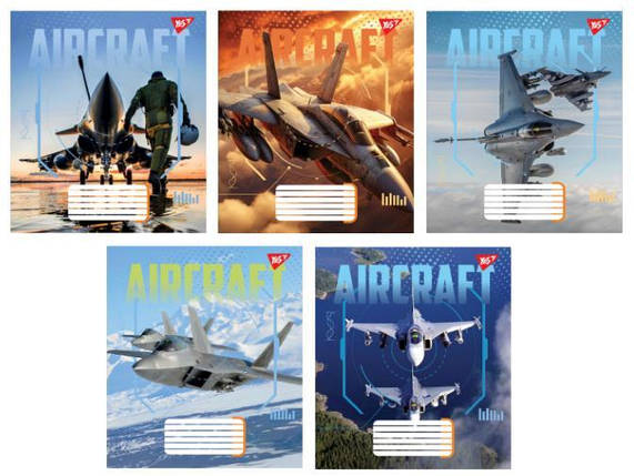 Зошит 18 арк. лінія "YES" / Aircraft, фото 1