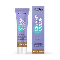 Фарба для брів та вій світло-коричнева Creamy Color Joly:Lab 15 мл