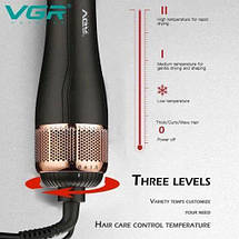 Фен-щітка для волосся VGR V-492, Professional, 1000 Вт, фото 6