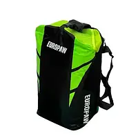 Сумка рюкзак трансформер спортивна салатова Europaw TR22 35 л. Трансформер рюкзак сумка футбольна 2 в 1