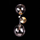 Бра в стилі Лофт на 2 лампи E14 колір каркасу чорний з бронзою SM-3011/2W, фото 4