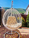 Крісло кокон плетене з ротангу, фото 3