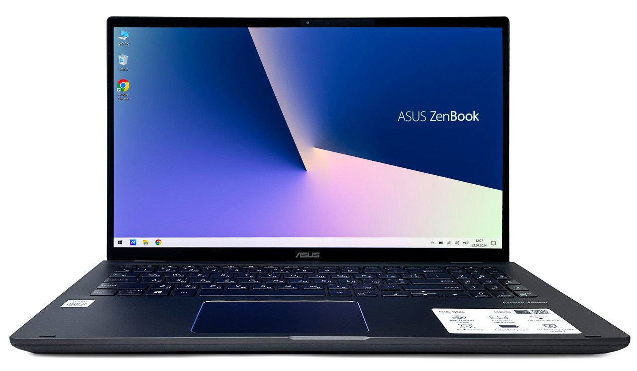 Ноутбук Asus ZenBook Flip Q526FA: Core i7-10510U / RAM 16 ГБ / Intel UHD / SSD 512 ГБ / 15.6" Multitouch