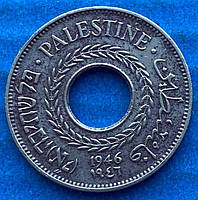 Монета Палестини 5 мілс 1946 р
