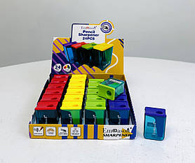 Стругачка одинарна для олівців з контейнером ESP18066 137790