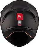 Мотошолом MT BRAKER SV Solid Matt Black, фото 6