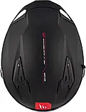 Мотошолом MT BRAKER SV Solid Matt Black, фото 5