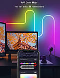 Світлодіодна стрічка LPDISPLAY Neon 3 м, функція DIY RGBIC Light Strip, синхронізація з музикою, працює з Alexa, фото 3