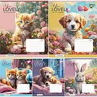 Зошит шкільний (А5, 12 аркушів, у клітку) Yes You Lovely 766926