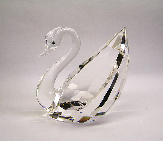 Фігурка Лебідь кришталева, фото 1