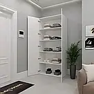 Шафа для одягу з поличками з ДСП 02011, фото 2