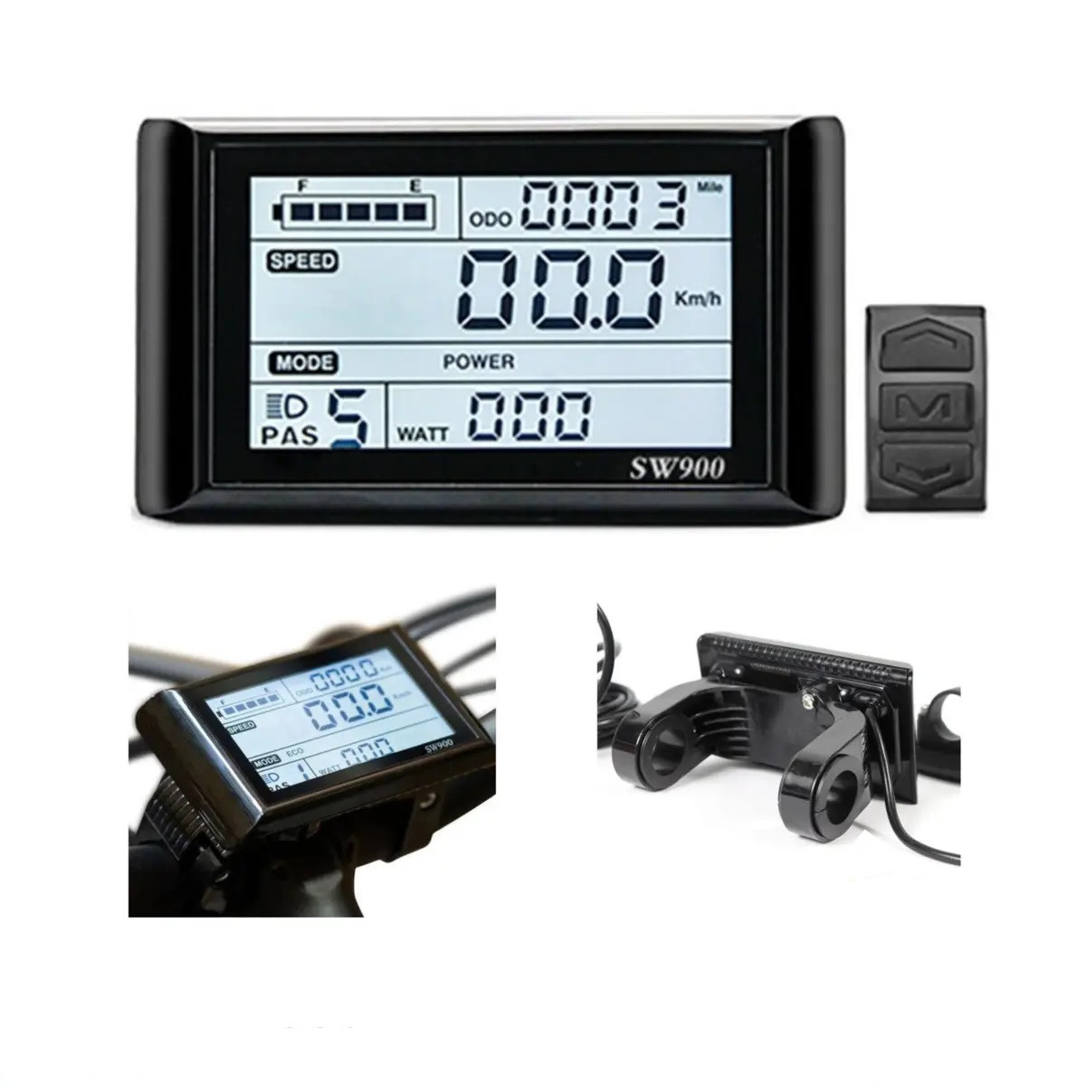 Дисплей SW900 для фетбайка Tecros F1/F2