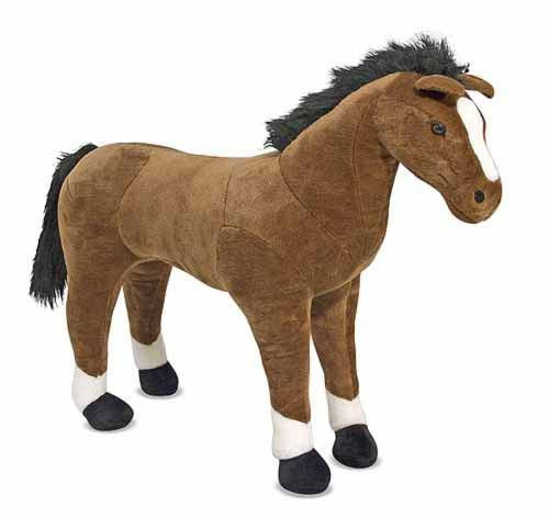 М'яка іграшка — Гігантський плюшевий кінь 1 м (Horse — Plush) ТМ Melissa & Doug MD12105