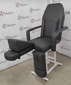 Крісло-Кушетка для педикюру татуажу Luna + педикюрна підставка Клин