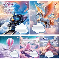 Зошит шкільний (А5, 12 аркушів, у клітку) Yes Let your dreams 766919