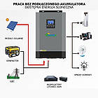 Сонячний фотоелектричний інвертор OFF-GRID PGF OG-5500 MPPT 5.5KW + WiFi + акумулятор Bass Polska AGM BP-5976 (х4), фото 11
