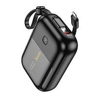 Повербанк Hoco Q20 Fountain 22.5W+PD22W 10000 mAh Black, фото 3