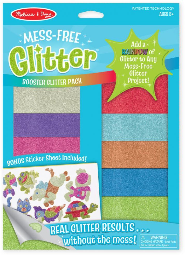 Набір для творчості Об'ємні блискучі наклейки "Веселка" (Booster Glitter Pack) ТМ Melіssa & Doug MD9502