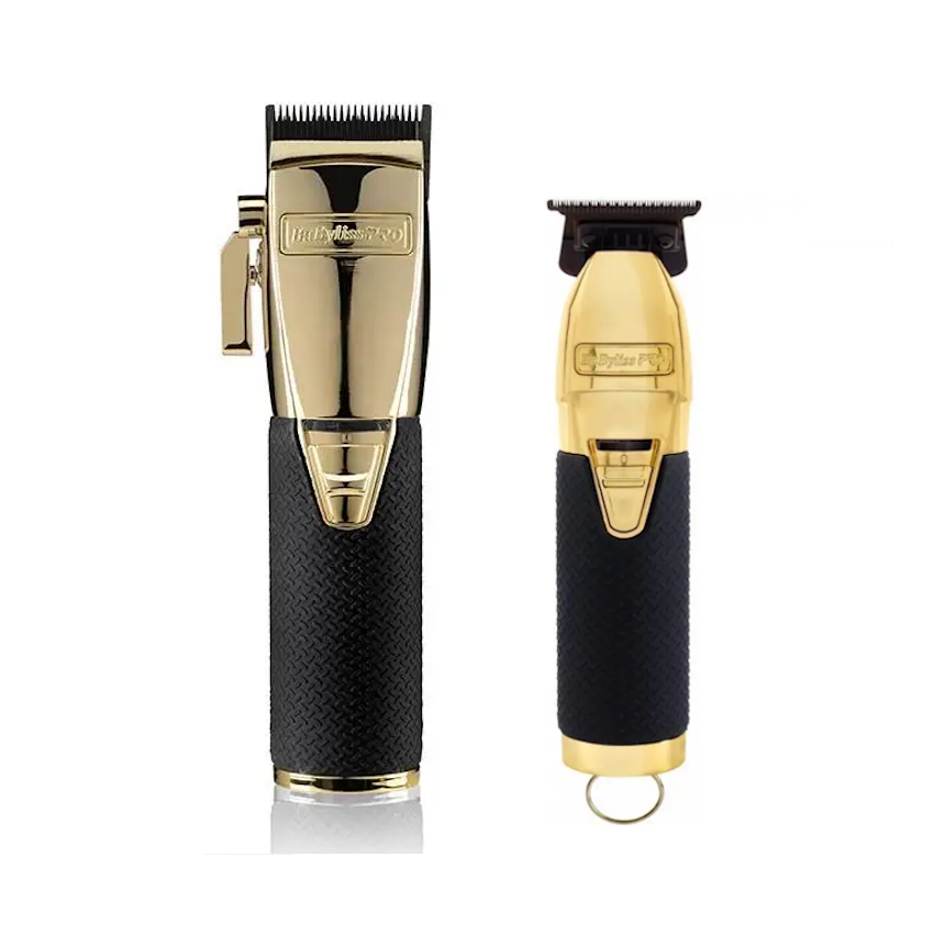 Комбо-набір для стрижки BaByliss PRO Boost+Gold (FX8700GBPE+FX7870GBPE)