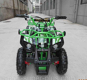 Електроквадроцикл Дитячий Crosser Зелений eatv 90505 1000W/36V 3 передачі вперед 1 назад