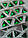 Стрази пришивні Трикутник 12 мм Смарагд, скло, фото 2