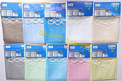 Шторка для ванної кімнати "Піка" Shower Сurtain, однотонна ширина 240 см. і висота 180 см., різний колір