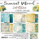 SUNSET MOOD- НАБІР ПАПЕРУ 20,3Х20,3СМ craft o'clock, фото 3