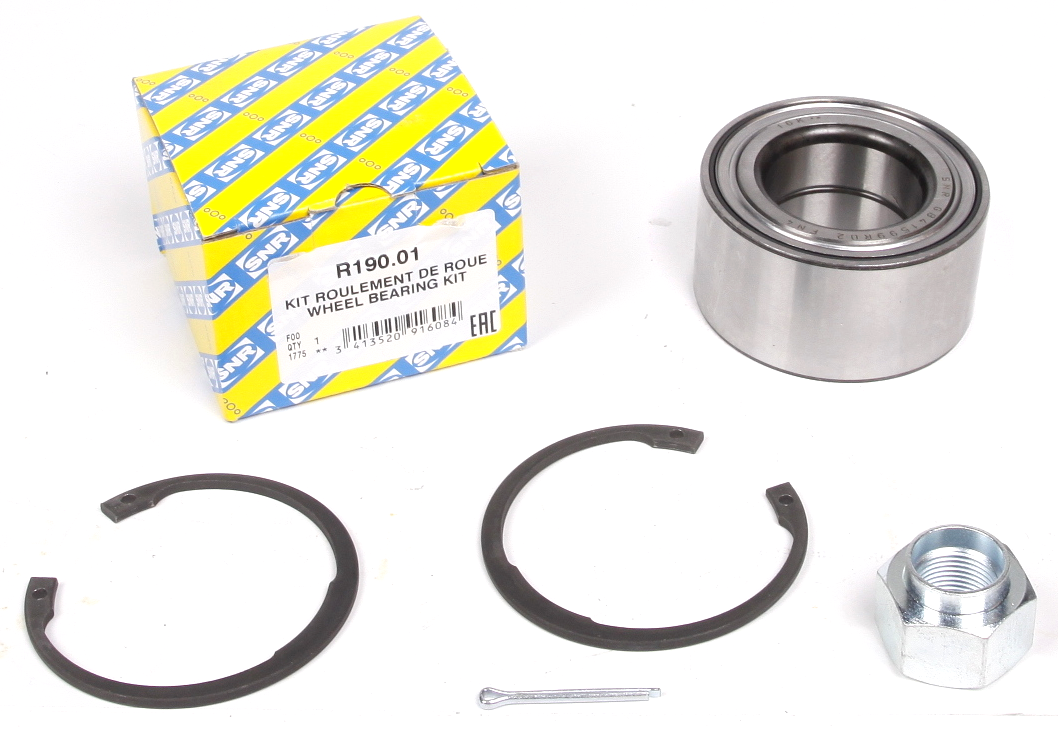 Підшипник передньої маточини Есперо, Нексія, Ланос 1.6, Вектра А, Астра F, Калібра (90486460) NTN-SNR R190.01, фото 1