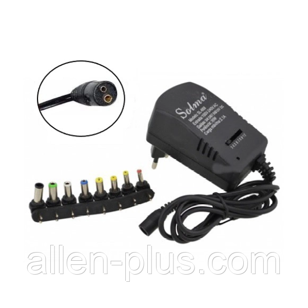 Блок живлення універсальний Solma SL-668 DC 3-12V/3.1A, 30W
